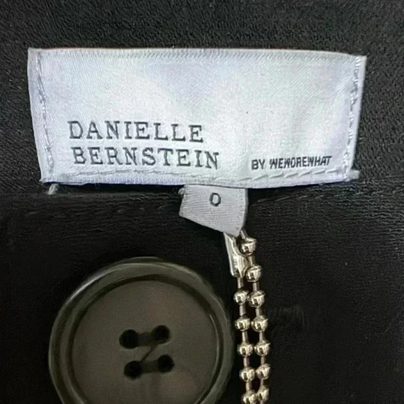 Danielle Bernstein By Weworewhat Classic Black Trouser Size 0 - Picture 4 of 6